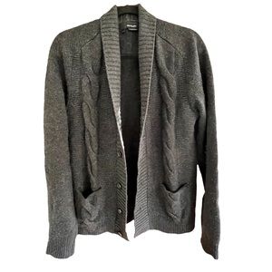 The Kooples Cardigan - Grey Knit Button Up